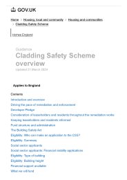 Cladding safety scheme overview - The Construction Information Service