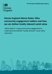 Homes England advice notes: why community engagement matters and how we can deliver locally relevant social value. Advice note 2: using community engagement to understand and deliver 'locally relevant' social value outcomes