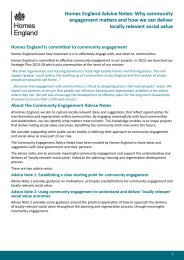 Homes England advice notes: why community engagement matters and how we can deliver locally relevant social value