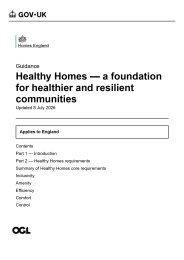 Healthy homes standard - a foundation for healthier and resilient communities