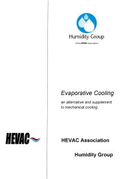 Evaporative cooling - an alternative and supplement to mechanical cooling