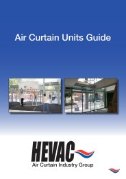 Air curtain units guide