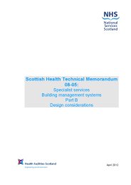 Specialist services: Building management systems. Part B - design considerations