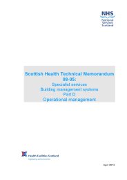 Specialist services: Building management systems. Part D - operational management