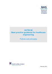 Best practice guidance for healthcare engineering. Policies and principles