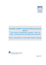 Control of Legionella, hygiene, 'safe' hot water, cold water and drinking water systems. Part D: Disinfection of domestic water systems