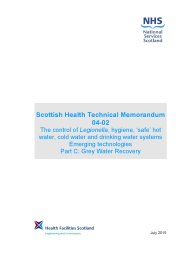 Control of Legionella, hygiene, 'safe' hot water, cold water and drinking water systems. Emerging technologies. Part C: Grey water recovery