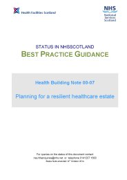 Planning for a resilient healthcare estate