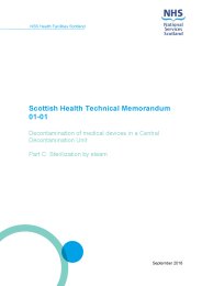 Decontamination of medical devices in a Central Decontamination Unit. Part C: sterilization by steam