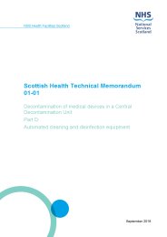 Decontamination of medical devices in a Central Decontamination Unit. Part D: automated cleaning and disinfection equipment