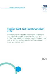 Decontamination of flexible thermolabile endoscopes and Transoesophageal Echocardiograph (TOE) ultrasound probes in endoscope decontamination units. Part C: dry and wet leak testers, and manual clean flushing unit equipment