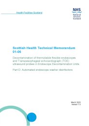 Decontamination of thermolabile flexible endoscopes and Transoesophageal Echocardiograph (TOE) ultrasound probes in endoscope decontamination units. Part D: automated endoscope washer disinfectors