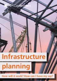 Infrastructure planning. How will it work? How can I have my say?