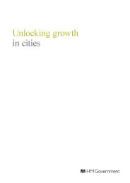 Unlocking growth in cities