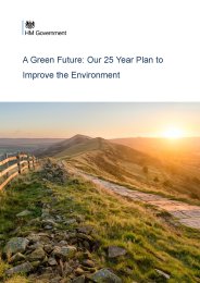 A green future: our 25 year plan to improve the environment