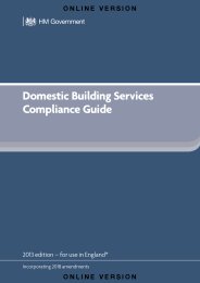 Domestic building services compliance guide (2013 edition) (Incorporating 2018 amendments) (For use in England)
