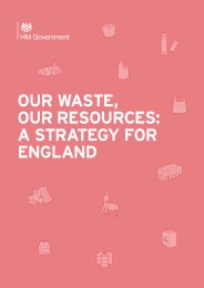 Our waste, our resources: a strategy for England