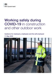Working safely during COVID-19 in construction and other outdoor work - guidance for employers, employees and the self-employed