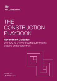 Construction playbook. Government guidance on sourcing and contracting public works projects and programmes. Version 1.0
