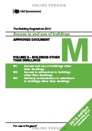 Access to and use of buildings Volume 2: Buildings other than dwellings (2015 edition incorporating 2020 amendments) (For use in England)