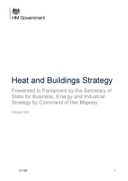 Heat and buildings strategy