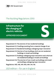 Infrastructure for the charging of electric vehicles (2021 edition) (Revised and consolidated February 2022) (For use in England)