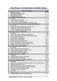 Stern review: economics of climate change