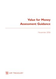 Value for money assessment guidance