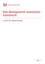 Risk management assessment framework: a tool for departments