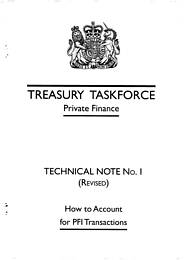 How to account for PFI transactions (1999 revision)