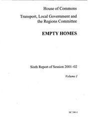 Empty homes (HC 240-I of session 2001-02)