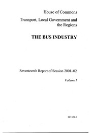 The bus industry (HC 828-I of session 2001-02)