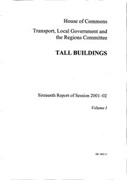 Tall buildings (HC 482-I of session 2001-02)