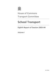 School transport (HC 318-I of session 2003-04)
