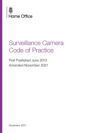 Surveillance camera code of practice
