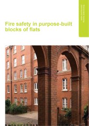 Fire safety in purpose-built blocks of flats (Under review by Home Office) (Revised 11 January 2023)