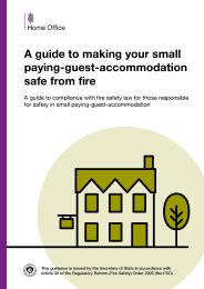 Guide to making your small paying-guest-accommodation safe from fire