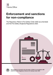 Enforcement and sanctions for non-compliance