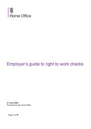 Employer's guide to right to work checks