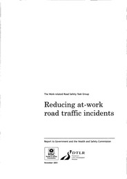 Reducing at-work road traffic incidents (The Work Related Road Safety Task Group)