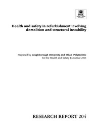 Health and safety in refurbishment involving demolition and structural instability