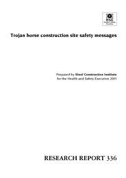 Trojan horse construction site safety messages