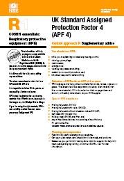 UK Standard Assigned Protection Factor 4 (APF 4)