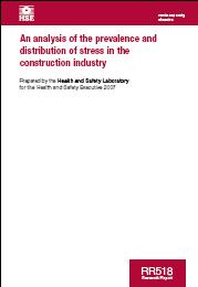 Analysis of the prevalence and distribution of stress in the construction industry