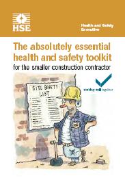 Absolutely essential health and safety toolkit for the smaller construction contractor