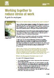 Working together to reduce stress at work. A guide for employees