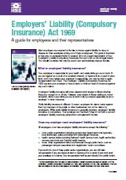 Employers' liability (compulsory insurance) act 1969. A guide for employees and their representatives