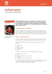 Confined spaces - a brief guide to working safely