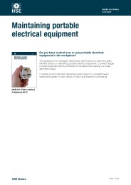 Maintaining portable electrical equipment. 3rd edition