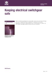 Keeping electrical switchgear safe. 2nd edition